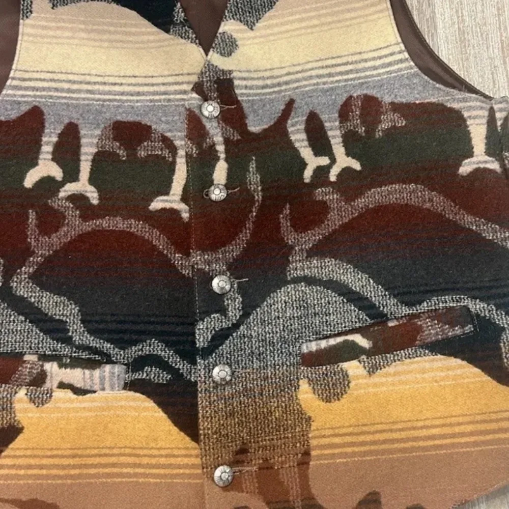 Pendleton vintage early 70s Tantanka vest extraordinary condition. Unisex. - Picture 4 of 15